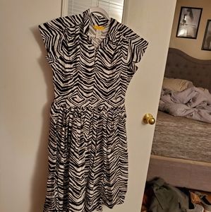 Bernie Dexter Zebra Print Dress